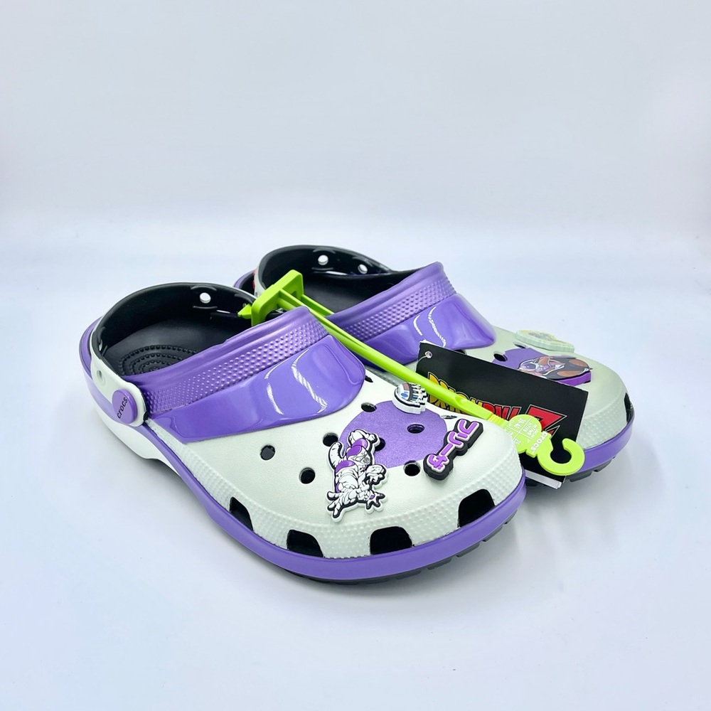 NEW Crocs x Dragon Ball Z Frieza Classic Clog Anime Jibbitz Men’s 7 Women’s 9